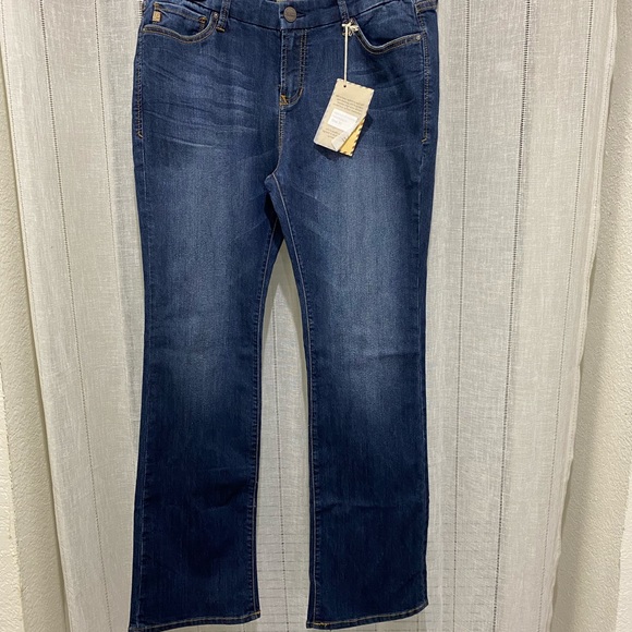 Dear John Hybrid Skinny Bootcut Blue Jeans Size 31 P - Picture 1 of 12